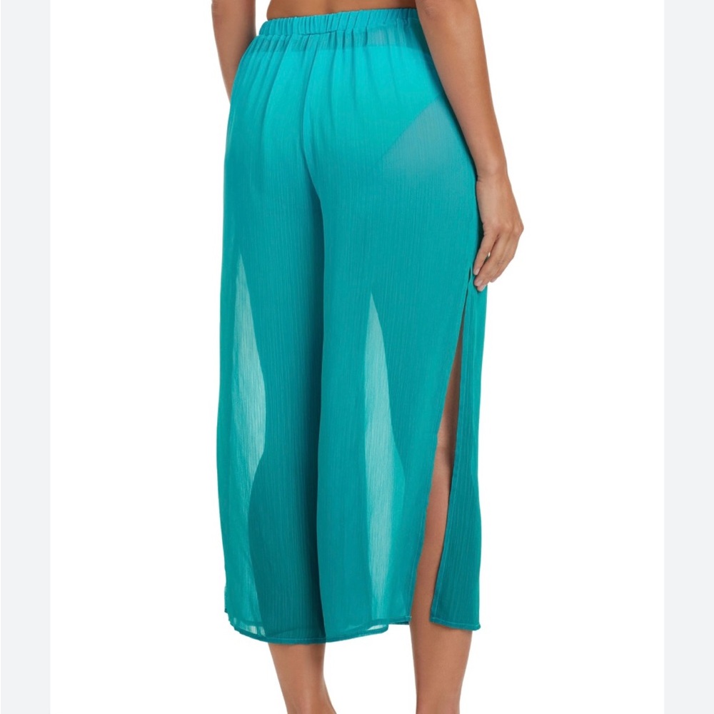 Bleu Rod Beattie Teal Swim Coverup Pants